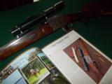 Ferlach (Franz Kettner) Ideal action 444 Marlin( proofed & restamped) true Droplock Stalking rifle
- 3 of 11