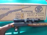 Browning (Fabrique Nationale) model 'A' Upgrade 22 lr. semi auto Take down - 15 of 15