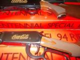 Winchester 94 Coca - Cola 100 yr. (1986) Centennial Rifle/Shotgun Unfired & Boxed 2 gun Set - 4 of 20