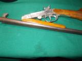 410 Hammer SxS 3" factory nickle, engraved shotgun,
- 12 of 13