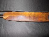 Beretta 687 410 O/U multi-choke bbl. , (fits 20ga. frame) with nicely figured checkered finger grooved forearm. - 5 of 6