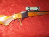 Ruger Single shot rifle 22 Hornet #3-stocked with factory exotic # 1A style Alex Henry stock & forearm) - 6 of 9