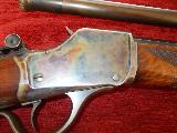 Winchester 1885 Hi-Wall Deluxe Schutzen Rifle 32-40 s# 340xx Cody verivication letter, - 11 of 16