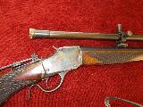Winchester 1885 Hi-Wall Deluxe Schutzen Rifle 32-40 s# 340xx Cody verivication letter, - 8 of 16