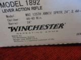 Winchester 1892 '125th Anniversary Sporter Hi-Grd. 44-40 - 16 of 16