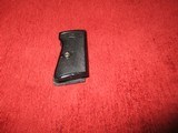 Walther PPK 380 ACP checkered black plastic grips. - 1 of 2