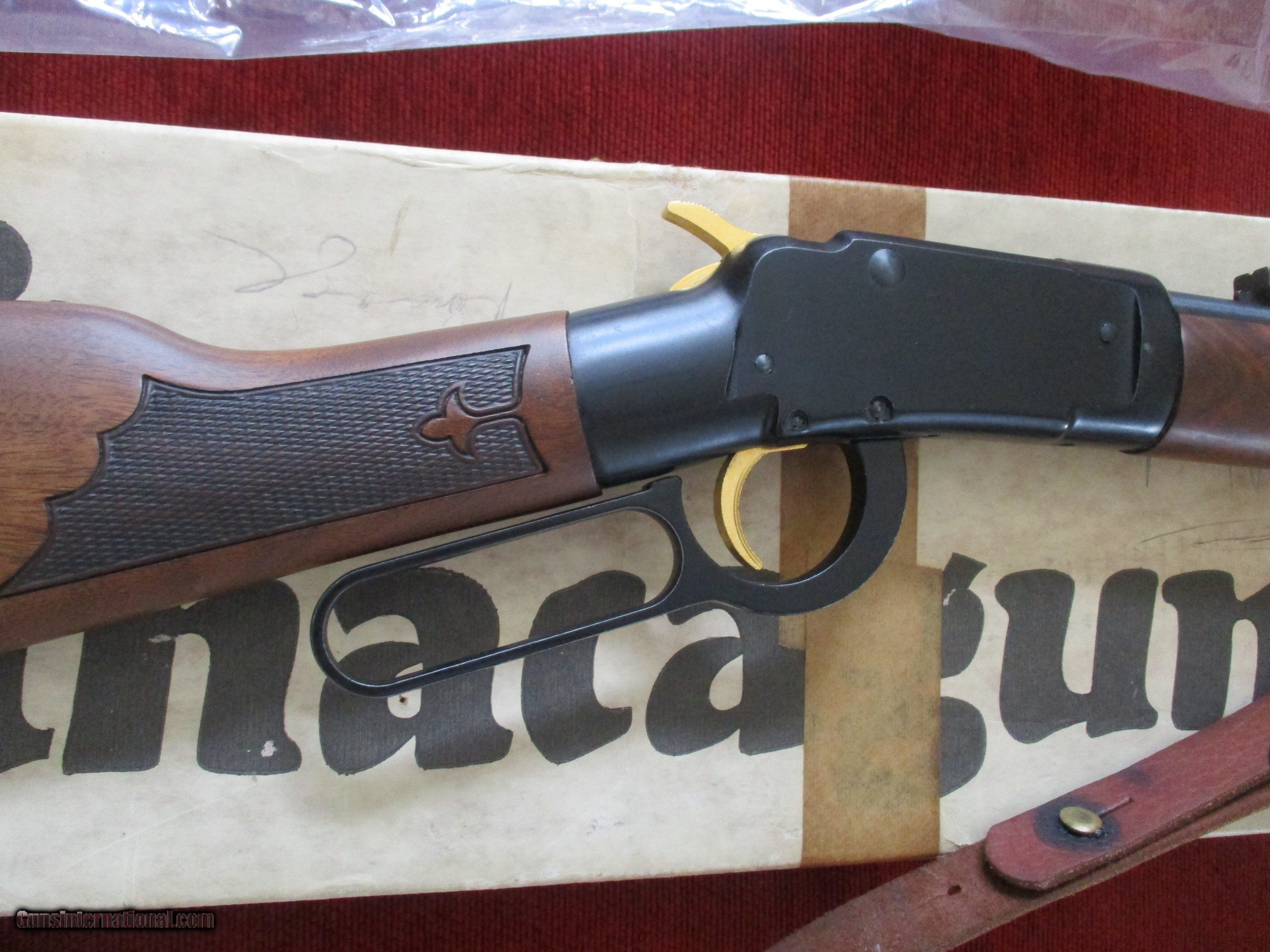 Ithaca 49 Deluxe Saddlegun model, 22 single shot, s,l,lr, Carbine