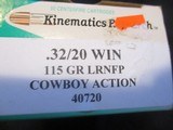 Kenematics Research 32-20 Winchester 115 gr. LRNFP Cowboy Action #40720 - 2 of 2