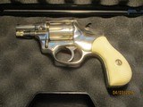Hi- Standard Sentinel Snub, Model-108, .22 cal., (9 shot) swing out cylinder, double action, nickle revolver - 8 of 12