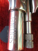 Hi- Standard Sentinel Snub, Model-108, .22 cal., (9 shot) swing out cylinder, double action, nickle revolver - 4 of 12