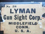 Lyman 58 adjustable (micrometer type) side mount peep sights - 3 of 4