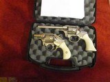 Hi-Standard
pair Sentinel Deluxe Nickel 9 SHOT 22 lr. cal.,
double action revolvers - 2 of 6