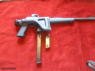 Marlin HTS45 (Home, Tactical, Sporting) Carbine 45ACP or 9mm, Folding or Retractrable stock,(pictured) Open bolt last shot,