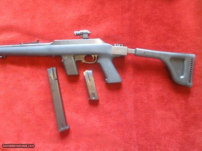 Marlin HSC (Home Security Camp) Carbine 9mm Open bolt last shot,