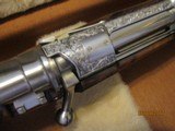 Browning Olympian 243 (1961) Mauser action (RARE)
double signed by (2) renowned Custom Watrin & Dewill Browning Custom shop m - 12 of 16