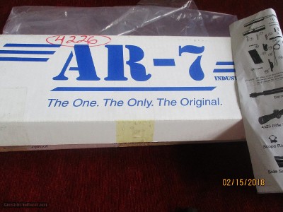 AR-7 Explorer (The Original) Armalite 22 cal. 7 shot semi-auto sporting rifle (It Floates) - Image 4 of 7