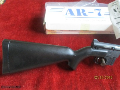 AR-7 Explorer (The Original) Armalite 22 cal. 7 shot semi-auto sporting rifle (It Floates)