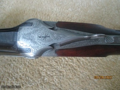 Adamy Gerbruder Jagdwaffen, Chancellor - highest grade to Custom Outfitters 1968,20ga hidden detatchable sidelock, full coverage Bolino gamescenes - Image 8 of 24