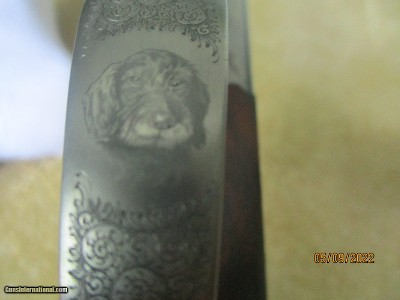 Adamy Gerbruder Jagdwaffen, Chancellor - highest grade to Custom Outfitters 1968,20ga hidden detatchable sidelock, full coverage Bolino gamescenes - Image 10 of 24