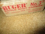 Ruger Single Shot #3 Carbine American Big Game 45/70
mfg.,1986 only - 9 of 9