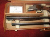 Browning Pointer 12 bore 2 bbl. numbered set s#8424 (1937) upgraded by Browning Customm Shop engraver Angelo Bee to gorgeous Pointer Grd. - 2 of 16
