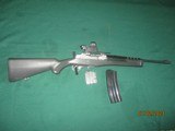 Ruger Ranch Mini-14 Carbine moulded Houge checkered Ruger factory polymer stock