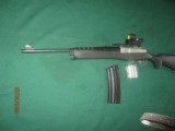 Ruger Ranch Mini-14 Carbine moulded Houge checkered Ruger factory polymer stock - 4 of 9