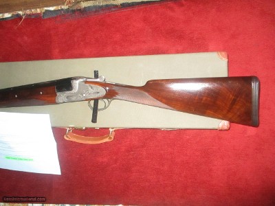 Adamy Gerbruder Jagdwaffen, Chancellor - highest grade to Custom Outfitters 1968,
20ga hidden detatchable sidelock, full coverage Bolino gamescenes