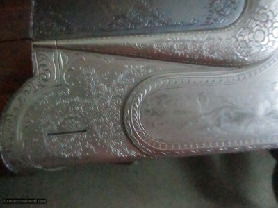Adamy Gerbruder Jagdwaffen, Chancellor - highest grade to Custom Outfitters 1968,20ga hidden detatchable sidelock, full coverage Bolino gamescenes - Image 20 of 24