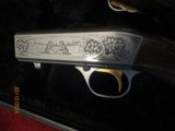 Browning SA Takedown 22 lr Grade 11 signed AM (Angie Magis) signed 1971 Custom Shop, Ltd. Edt. - 4 of 24