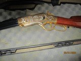 Commerative Henry by Uberti Rifles Tribute to Civil War Calvery Generals 44-40 (1 of only 300) mfg for America Remembers only. - 3 of 11