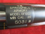 Springfield Armory 1922 - M11 22 lr Target Rifle, factory (Tuned action, lockup time,& operational bolt upgrade) - 10 of 16