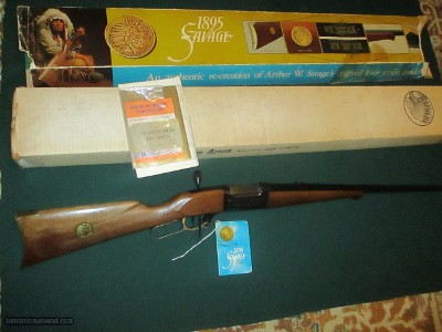 Rifles/Savage 1895 lever 75th .Anniversary (1970) Savage by Authur W, Savage original lever actioni 308 Winchester