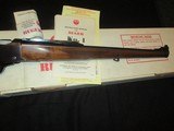 Ruger #-1 RSI International Carbine, 243 full stock w/swivel stud, quater rib s#133-13456 mid 80's extra grade transition walnut as was in 60's & 70's - 4 of 12