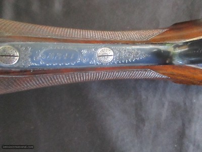 Francotte Eagle Grade 12gasidelplate with most exotic engraving & gold Eagle inlay - Image 18 of 23