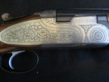 Beretta (S) 57EL Sporting & Field12 ga. fully engraved sideplate O/U 1955-67 pre ASEL quality with sideplates - 24 of 24