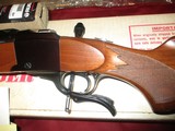 Ruger #1 Tropical Farquharson Lever, 375 H&H mfg 1975 s# 130-422xx ANIB with all accessories - 4 of 13