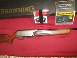 Browning Belgium mfg/ left hand
BAR Short TRAC Grd.111, 7mm / 08, lightweight Carbine, (Very Scarce) made in Belgium - 2 of 15