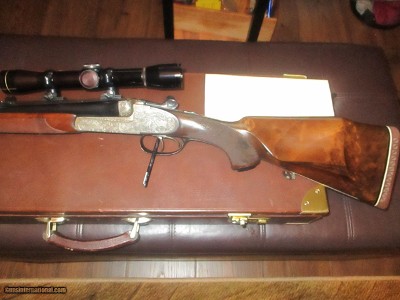 Ferlach SxS double 9.3 X 74R by
Johann Fanzoj (1923 -
)
