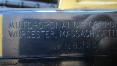 Thompson 1927A-1, 100% original Auto Ordanance mfg., 45ACP ,Viet Nam War Commerative, ONLY 350 mfg.1984 production , striking, descriptive Commerative - Image 19 of 24