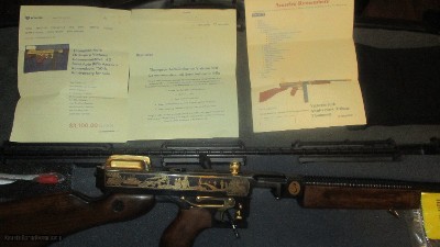 Thompson 1927A-1, 100% original Auto Ordanance mfg., 45ACP ,Viet Nam War Commerative, ONLY 350 mfg.1984 production , striking, descriptive Commerative - Image 4 of 24