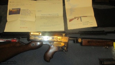 Thompson 1927A-1, 100% original Auto Ordanance mfg., 45ACP ,Viet Nam War Commerative, ONLY 350 mfg.1984 production , striking, descriptive Commerative - Image 5 of 24