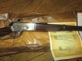 Browning 1886 Hi-Grade Extra Lightwt.
45/70 Sadd;e Ring Carbine fully engraved mfg.2000-01 / 1yr only - 5 of 20