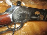 Browning 1886 Hi-Grade Extra Lightwt.
45/70 Sadd;e Ring Carbine fully engraved mfg.2000-01 / 1yr only - 9 of 20