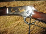 Browning 1886 Hi-Grade 45/70 Carbine fully engraved mfg. 1992-93 / 1yr Ltd. Production #697 of 1500 - 10 of 12