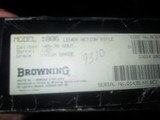 Browning 1886 Hi-Grade Rifle
45/70 Saddle Ring Carbine fully engraved mfg.2000-01 / 1yr only - 23 of 23