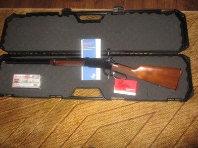 Winchester 94 Big Bore 375 Win. Brush carbine (1983-86) angle eject / D&T for top scope mounts,