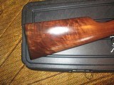 Winchester 94AE, Saddle Ring Carbine, 44 mag. (1 yr. only 1987) in Deluxe exotic American walnut & carbine angle eject,
factory drilled & tapped - 6 of 18