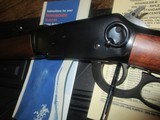 Winchester 94AE, Saddle Ring Carbine, 44 mag. (1 yr. only 1987) in Deluxe exotic American walnut & carbine angle eject,
factory drilled & tapped - 16 of 18