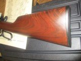 Winchester 94AE, Saddle Ring Carbine, 44 mag. (1 yr. only 1987) in Deluxe exotic American walnut & carbine angle eject,
factory drilled & tapped - 15 of 18